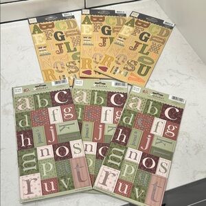 Heidi Grace Designs Alphabet Scrapbook Stickers Set